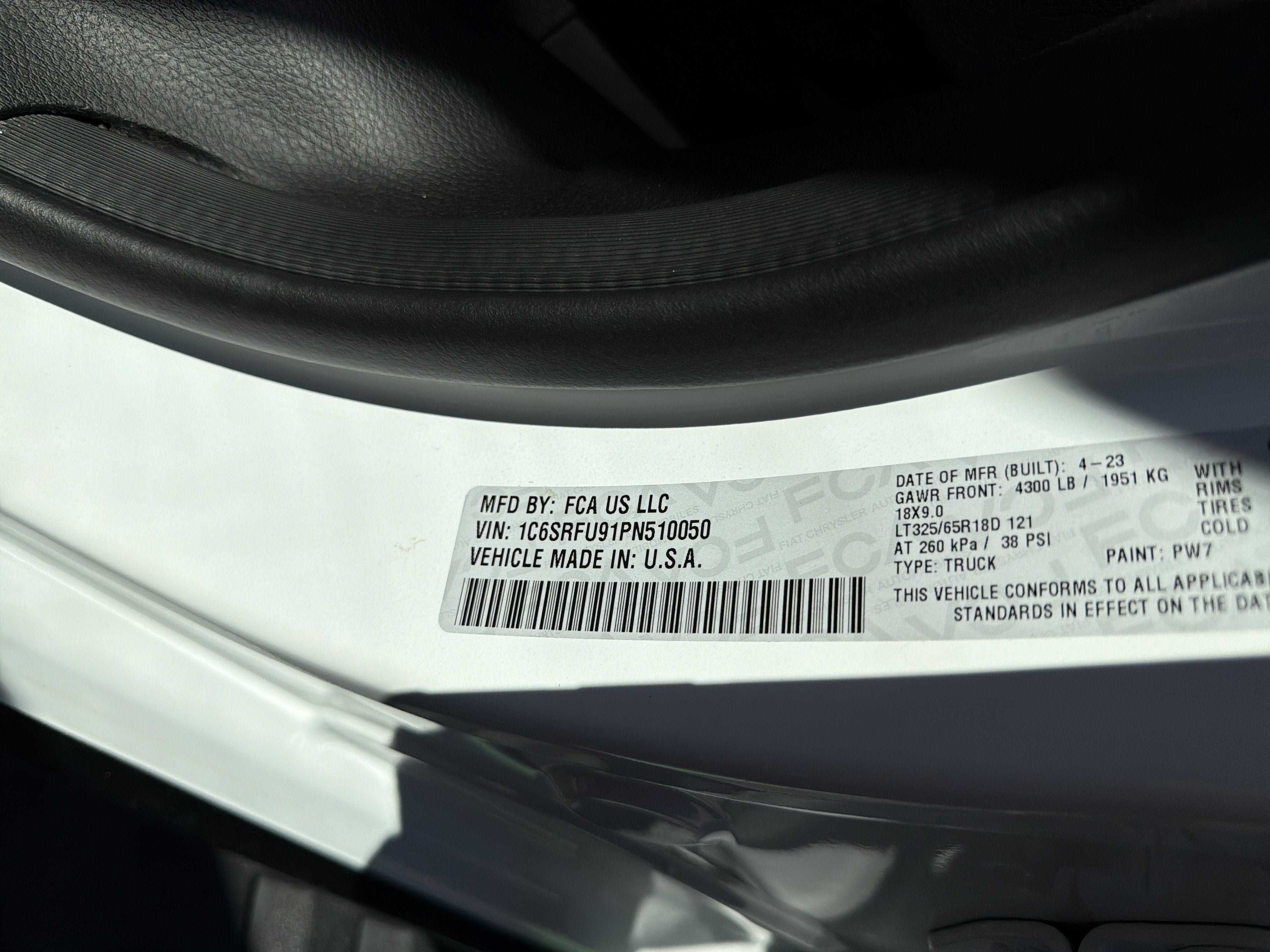 2023 RAM 1500 TRX