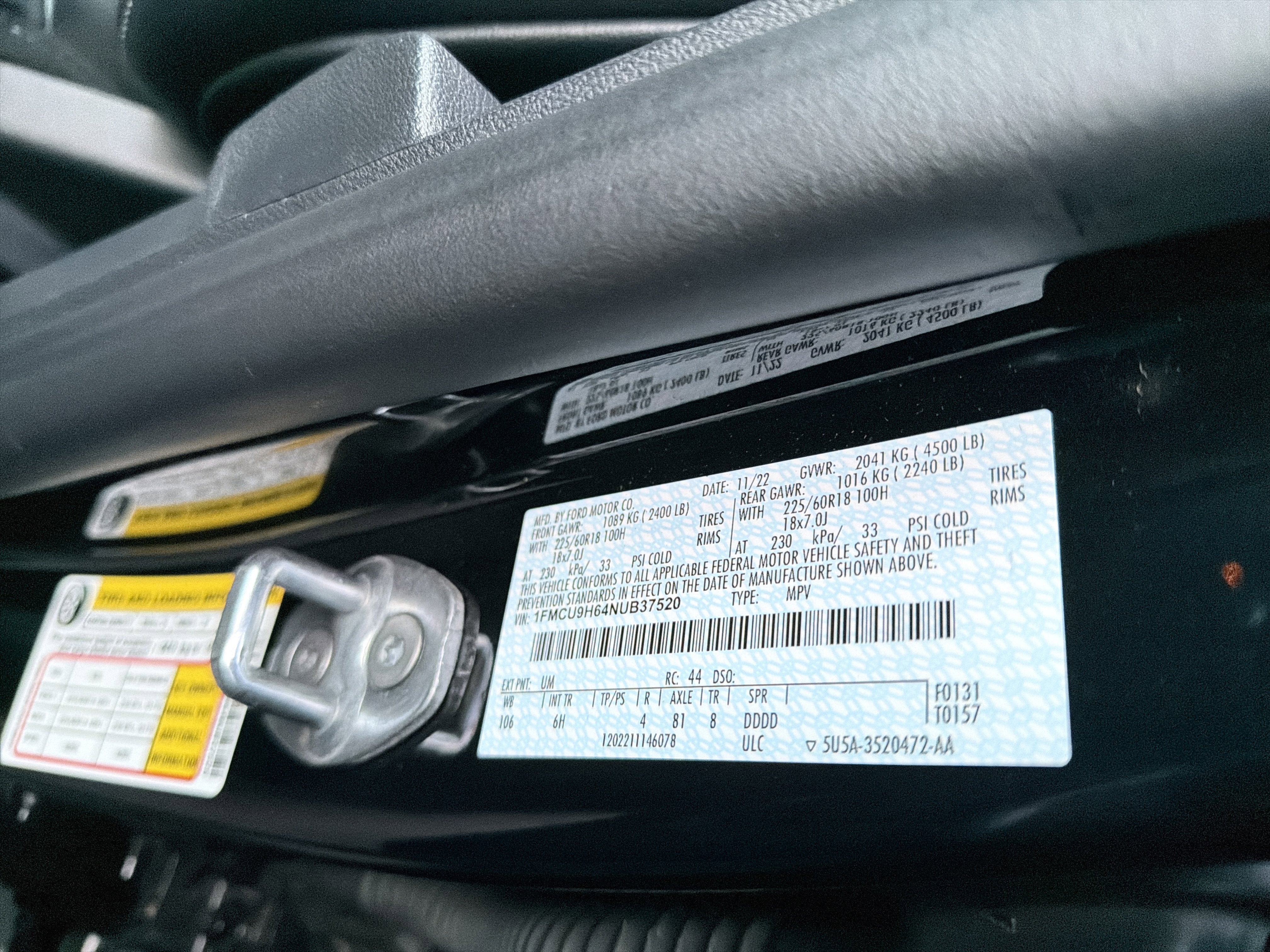 2022 Ford Escape SEL