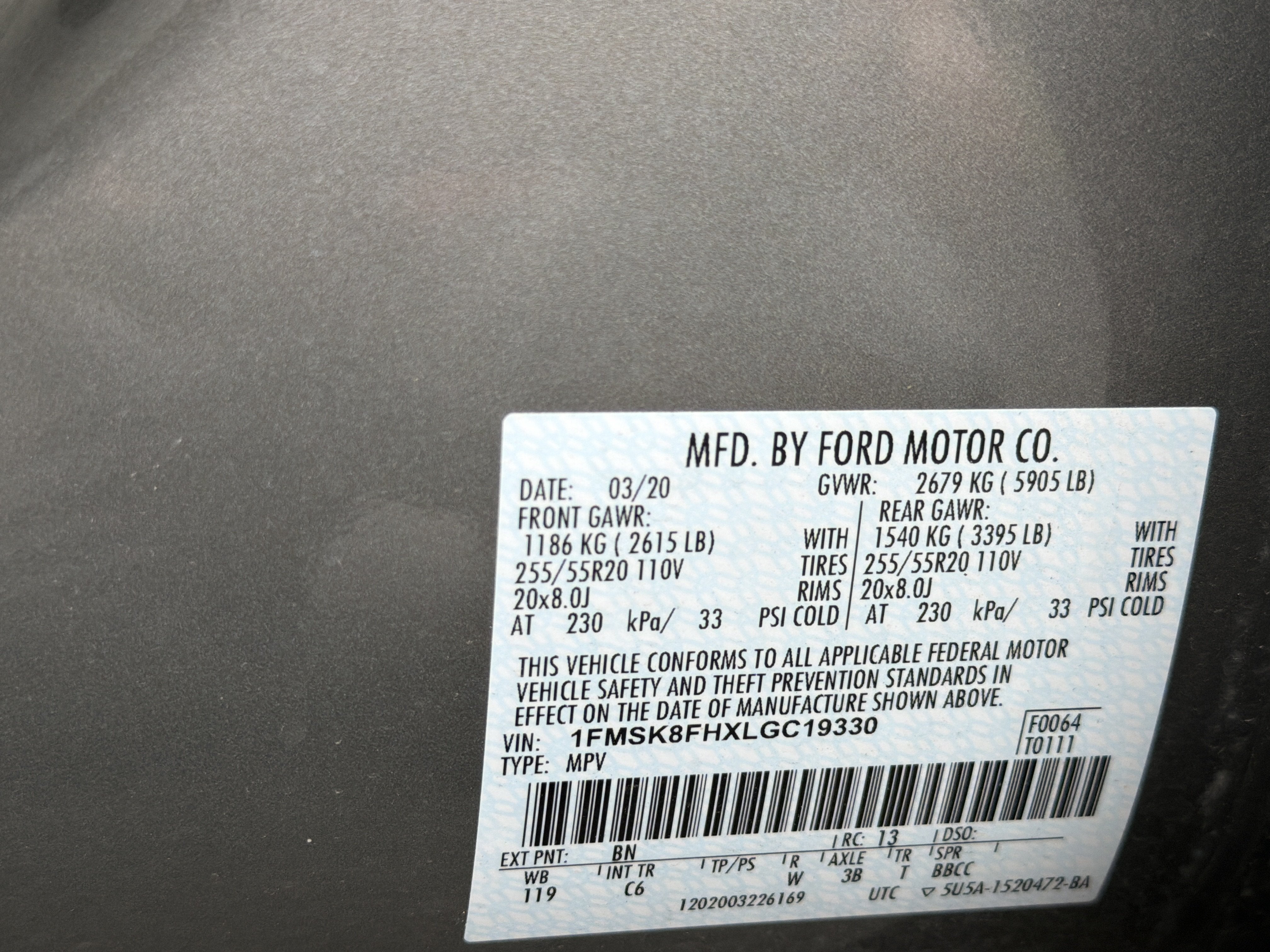 2020 Ford Explorer Limited