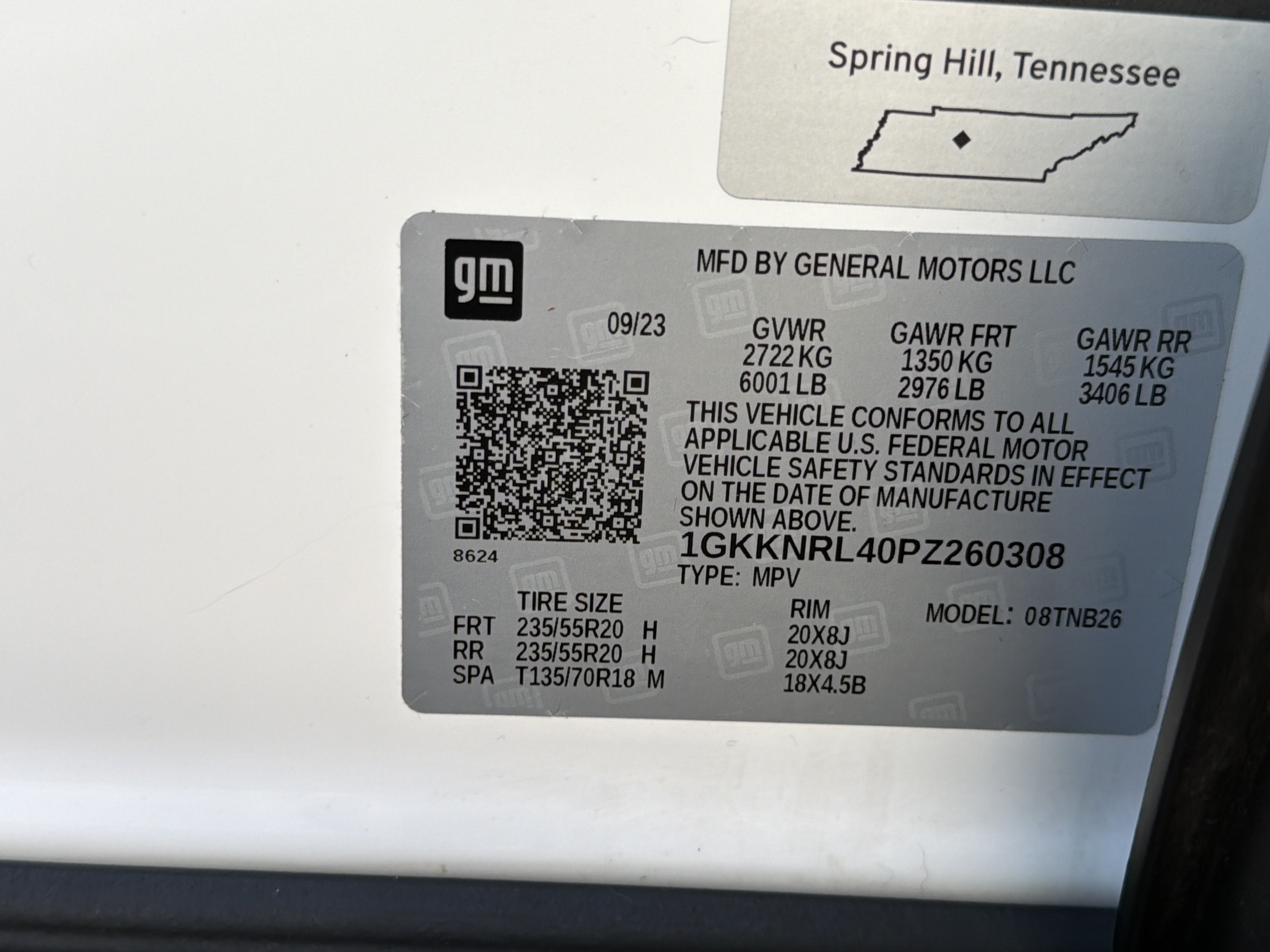 2023 GMC Acadia SLE