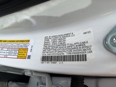 2023 Honda Accord Hybrid Sport