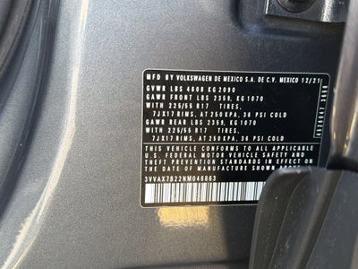 2022 Volkswagen Taos S 4MOTION