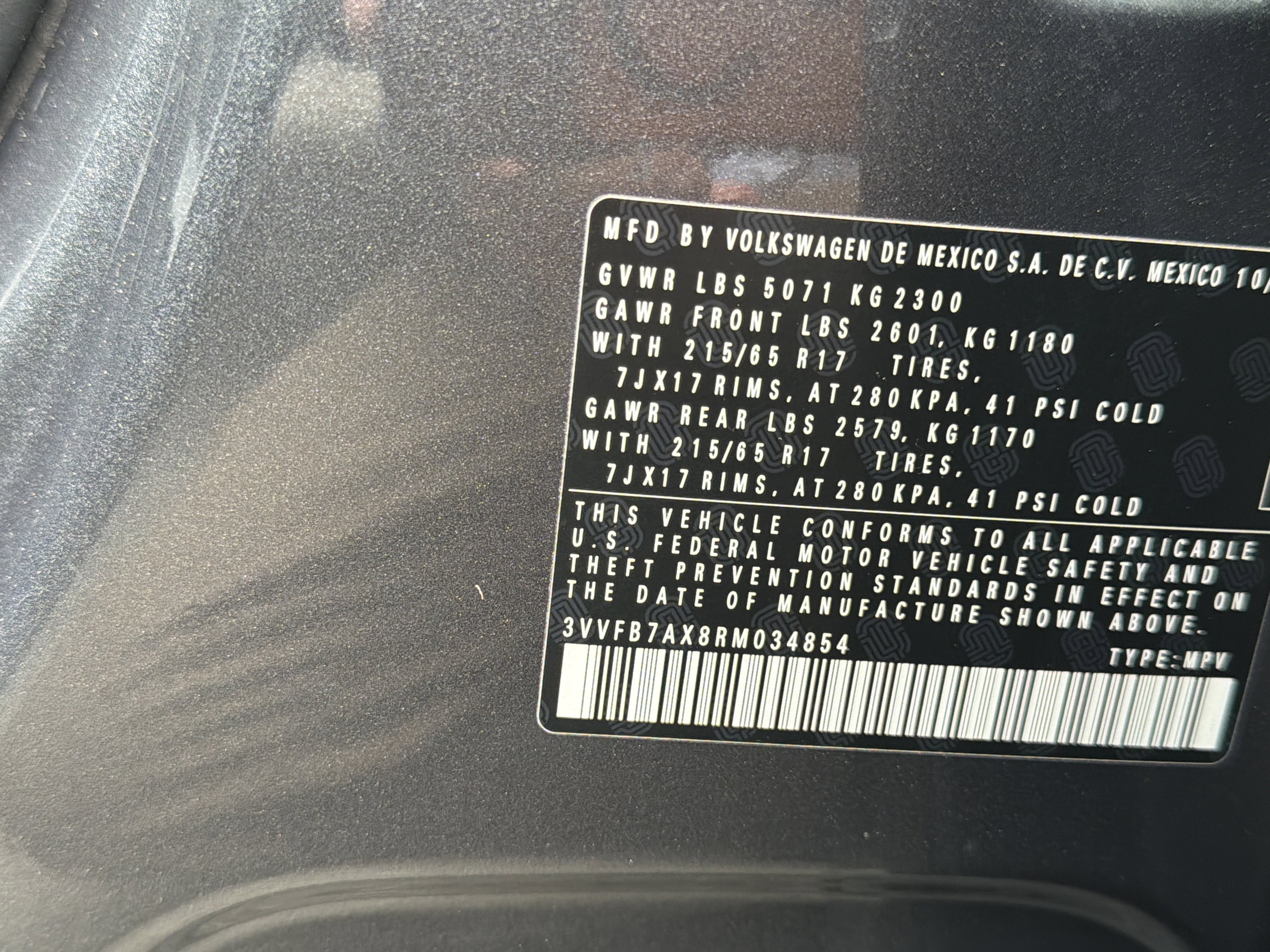2024 Volkswagen Tiguan 2.0T S 4MOTION