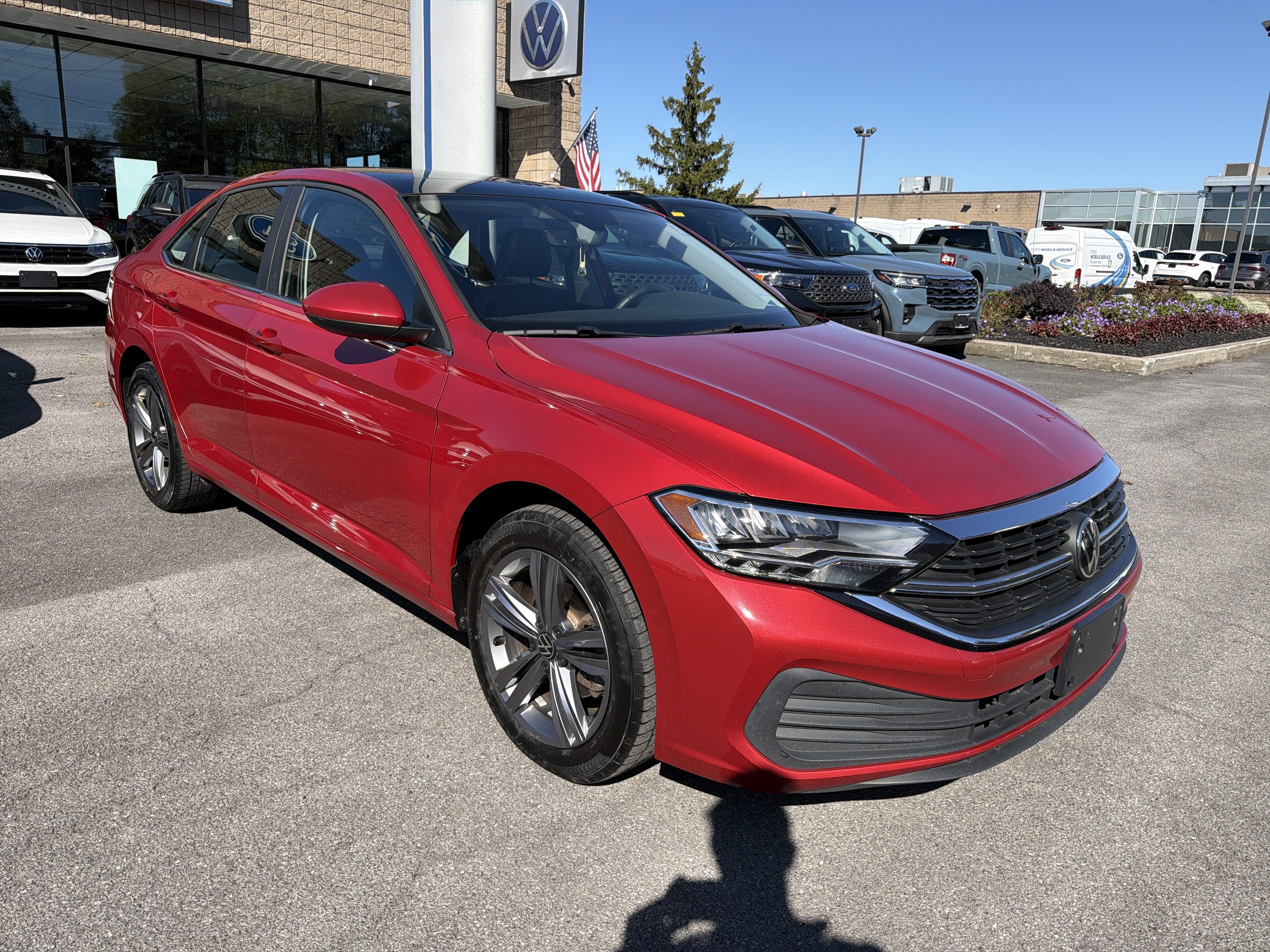 Used 2023 Volkswagen Jetta SE with VIN 3VW7M7BU3PM034725 for sale in Fayetteville, NY