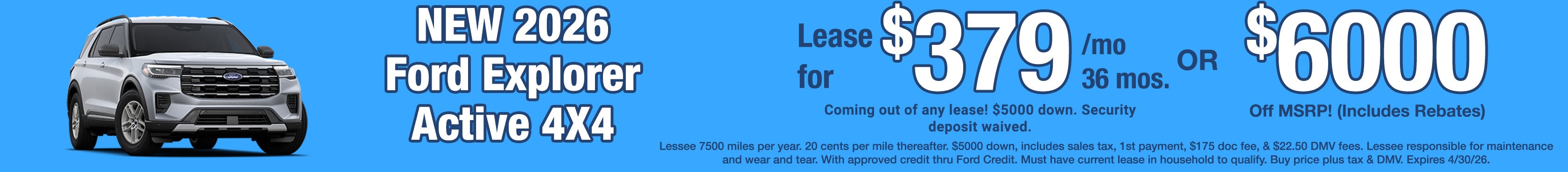 2026 Explorer Active